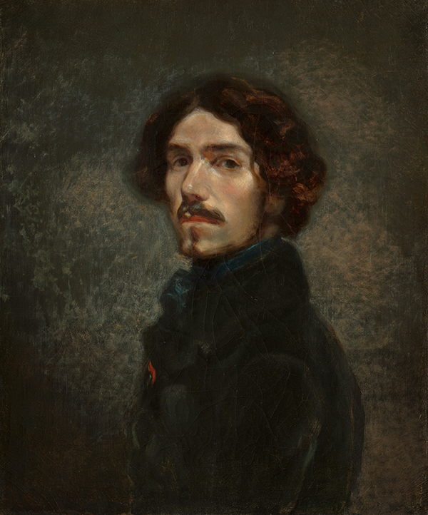 Portrait de Delacroix, d’après l’Autoportrait aux Offices 