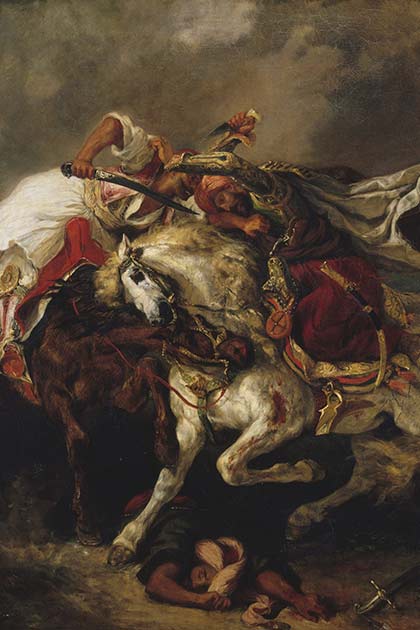 Un duel romantique, ''Le Giaour'' de Lord Byron par Delacroix 