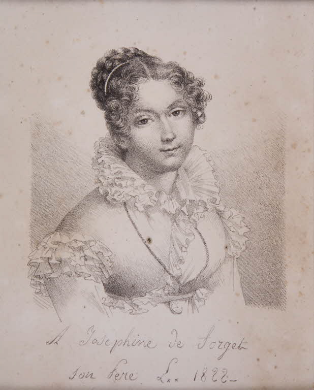 Portrait of Joséphine de Forget, born Lavalette