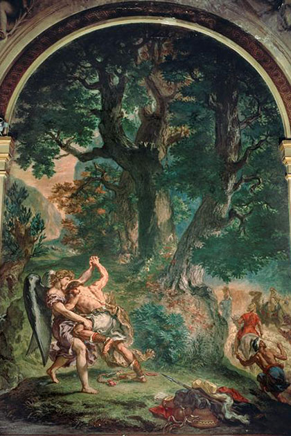 La restauration des peintures de la chapelle des Saints-Anges à l’église Saint-Sulpice.
