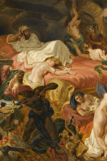 La mort de Sardanapale, d’après Eugène Delacroix 